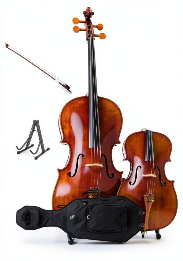 Cello Musical Instrument 4/4CCO-300 Maple Spruce-5