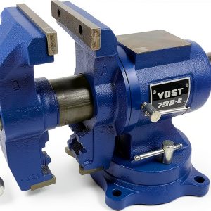 Yost Tools Bench Vise Cast Iron Double Jaw Hand Powered-0