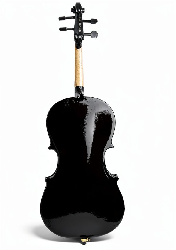 Adult Cello Musical Instrument Black Basswood-2