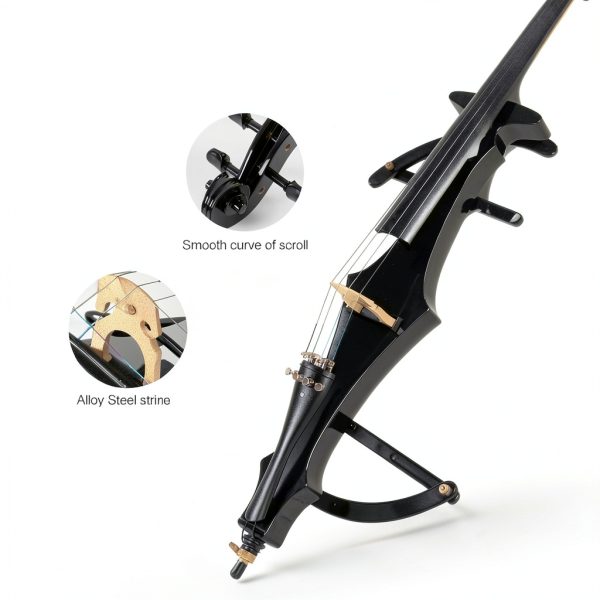 Electric Cello by MeloTech Full Size Wood-2