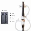 Electric Cello Pearl White Maple Wood Musical Instrument-5