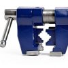 Yost Tools Bench Vise Cast Iron Double Jaw Hand Powered-5
