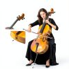 Harmony Acoustic Cello Maple Basswood Size Adult-6
