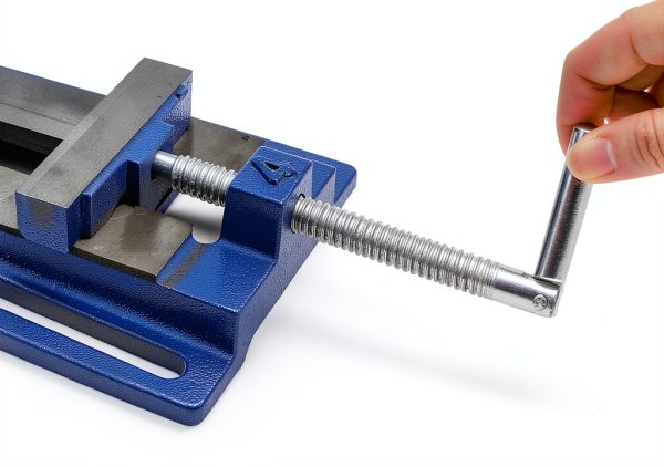 Nagpew Drill Press Vise 4 Inch Blue Industrial Steel-2
