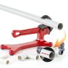 ALWALKEE Bench Vise Red Industrial Alloy Steel Pipe Tool-1