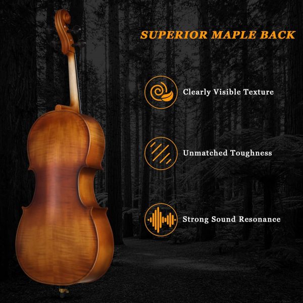 Acoustic Cello for Beginners Matte-5
