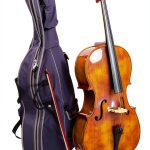 Cello Instrument Ebony Spruce Wood Musical-0