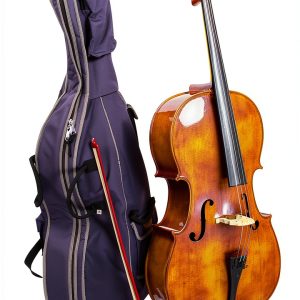 Cello Instrument Ebony Spruce Wood Musical-0
