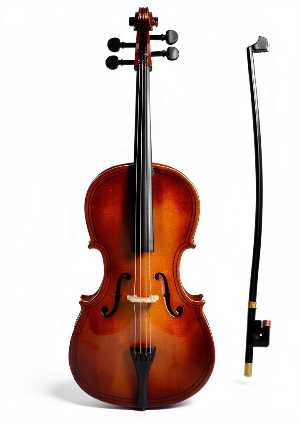 Mini Wooden Cello Model for Home Decor-2