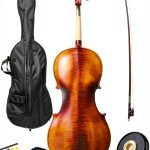 Cello Musical Instrument Maple Wood Handmade-0