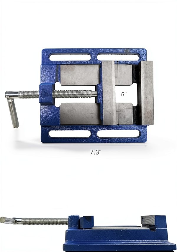 Nagpew Drill Press Vise 4 Inch Blue Industrial Steel-1