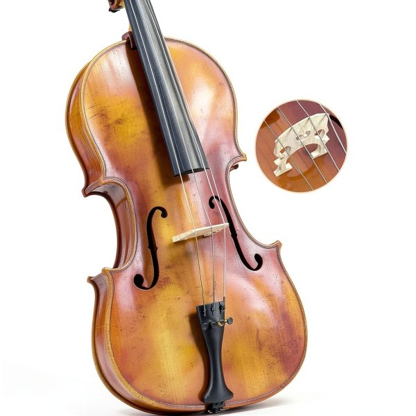 Harmony Acoustic Cello Maple Basswood Size Adult-3