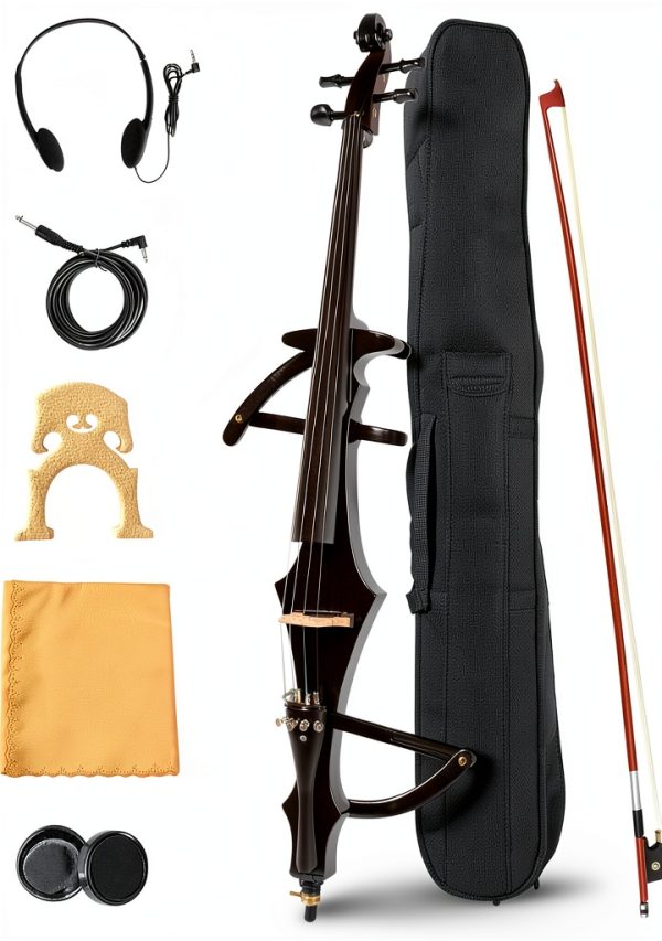 Electric Cello by MeloTech Full Size Wood-0