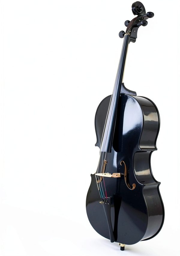 Adult Cello Musical Instrument Black Basswood-1