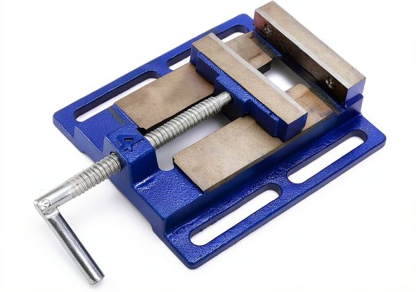 Nagpew Drill Press Vise 4 Inch Blue Industrial Steel-0