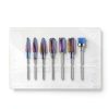 MelodySusie 7 Piece Nail Drill Bits Set Tungsten & Ceramic Colorful-6