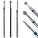 Cuticle Drill Bits Difenni Carbide Diamond Set-0