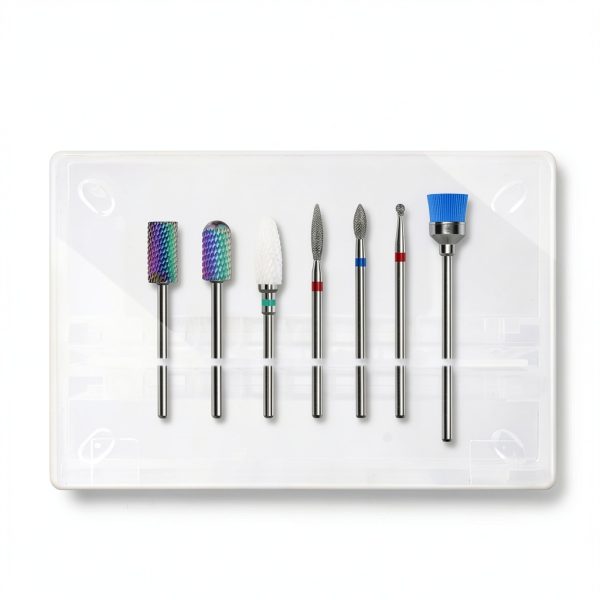MelodySusie 7‑Piece Tungsten Carbide & Ceramic Nail Drill Bits Set-7