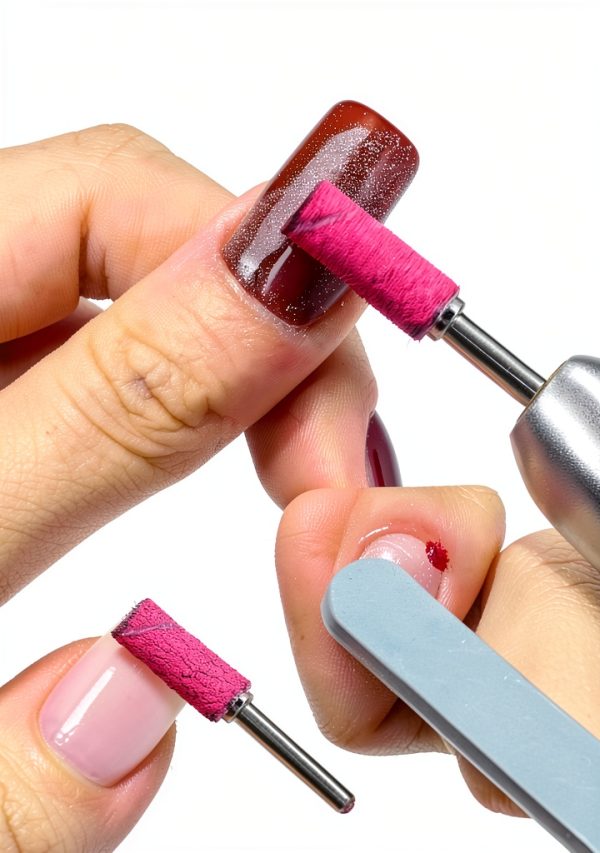Lumcrissy Aluminum Oxide Sanding Bands for Nail Drill-3