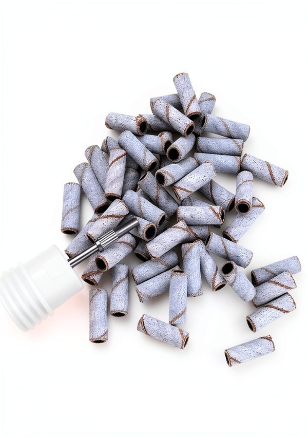 Lumcrissy Aluminum Oxide Sanding Bands for Nail Drill-2