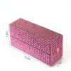 Depvko Nail Drill Bit Holder Pink Crystal Design-5