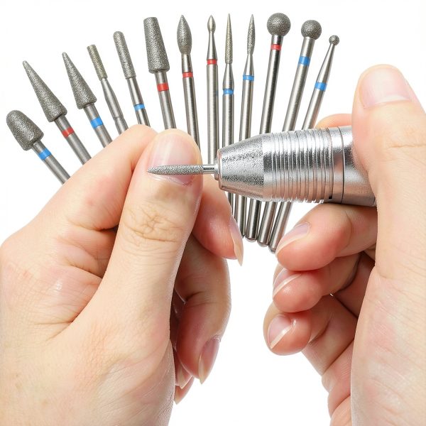 Homeet Tungsten Steel Nail Drill Bit Set 30‑Piece Manicure-1