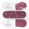 Depvko Nail Drill Bit Holder Pink Crystal Design-4