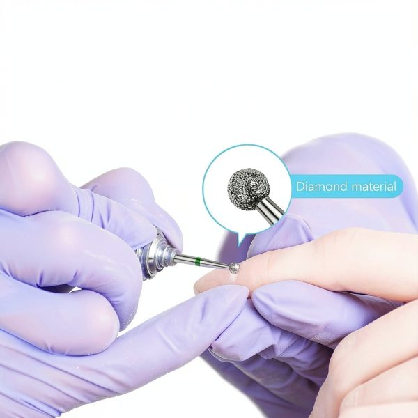 Cuticle Drill Bits Difenni Carbide Diamond Set-2