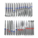 Homeet Tungsten Steel Nail Drill Bit Set 30‑Piece Manicure-0