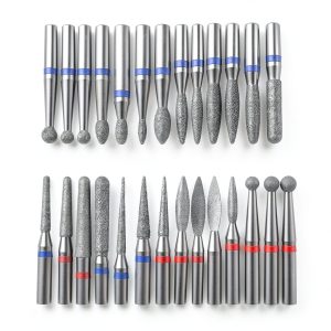 Homeet Tungsten Steel Nail Drill Bit Set 30‑Piece Manicure-0