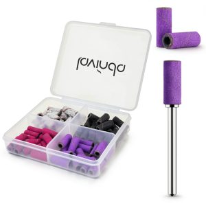 Nail Drill Sanding Bands Lavinda Mini Multi-Color 80-240 Grit Pack-0