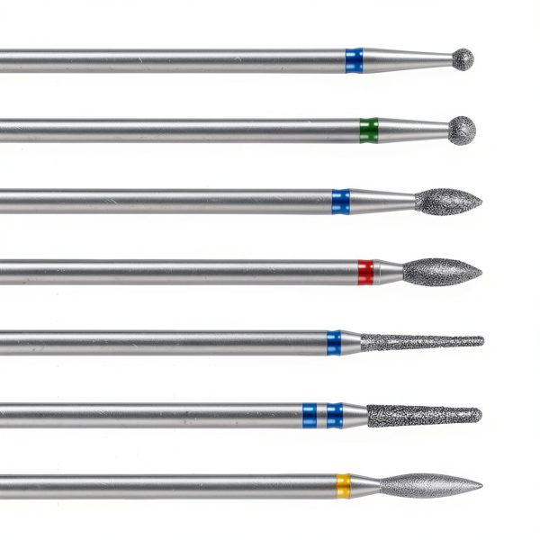 ERUIKA 14-Piece Nail Drill Bit Set Diamond Tungsten Carbide with-2
