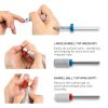 MelodySusie Ceramic Nail Drill Bits 5‑Piece Premium Multi‑Function Set-3