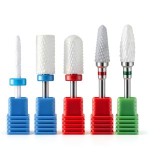 MelodySusie Ceramic Nail Drill Bits 5‑Piece Premium Multi‑Function Set-0
