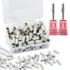 C12rtive 3mm Nail Sanding Bands Set 100pcs #150 Grit Mandrel Bit-0