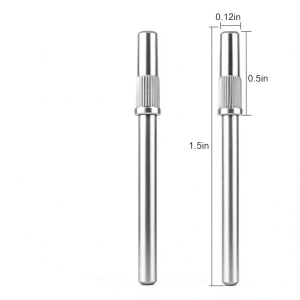 C12rtive 3mm Nail Sanding Bands Set 100pcs #150 Grit Mandrel Bit-1