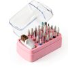 Sotong 2 in 1 Nail Drill Bit Holder and Cleaner Brush Pink YD-02-2