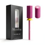 Crystal Top Barrel Nail Drill Bit Pink Blossom-0