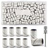 TKYZMS Nail Drill Sanding Belt Set 100pcs 240 Grit White Pink-0