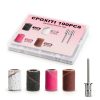 CPOXITI Nail Drill Bit Set 190pcs Coarse Medium Fine-2