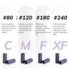 Lavinda Nail Drill Sanding Bands Mini Set 120-240 Grit Multi‑Color-1