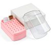 Sotong 2 in 1 Nail Drill Bit Holder and Cleaner Brush Pink YD-02-6