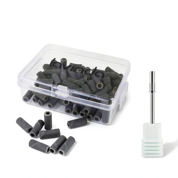 Lavinda Nail Drill Sanding Bands Mini Set 80-240 Grit Multiple Colors-7