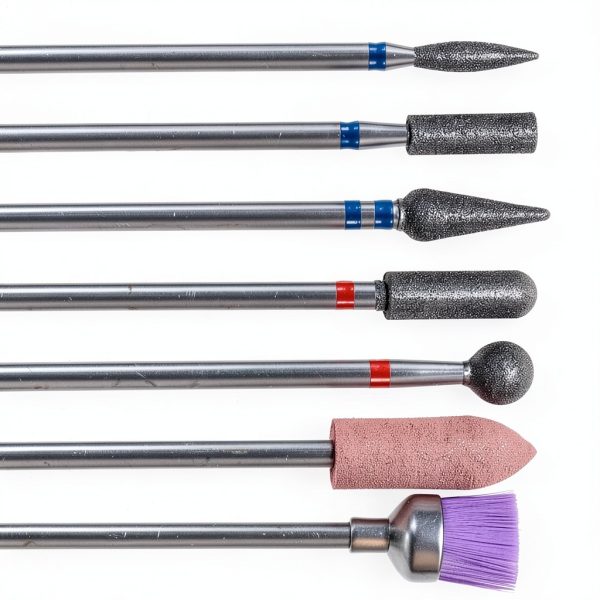 ERUIKA 14-Piece Nail Drill Bit Set Diamond Tungsten Carbide with-3