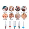 MelodySusie Ceramic Nail Drill Bits 5‑Piece Premium Multi‑Function Set-6