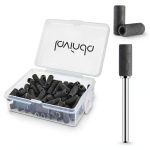 Lavinda Nail Drill Sanding Bands Mini Set 80-240 Grit Multiple Colors-0