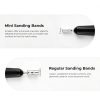 Nail Drill Sanding Bands Lavinda Mini Multi-Color 80-240 Grit Pack-4