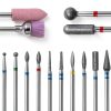 ERUIKA 14-Piece Nail Drill Bit Set Diamond Tungsten Carbide with-0
