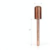 MelodySusie Smooth Top Carbide Nail Drill Bit Fine Rose Gold 3/32-4