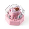 Nail Drill Bit Holder by Sotong Fen-Drill-Box Pink 2-in-1 Storage-6